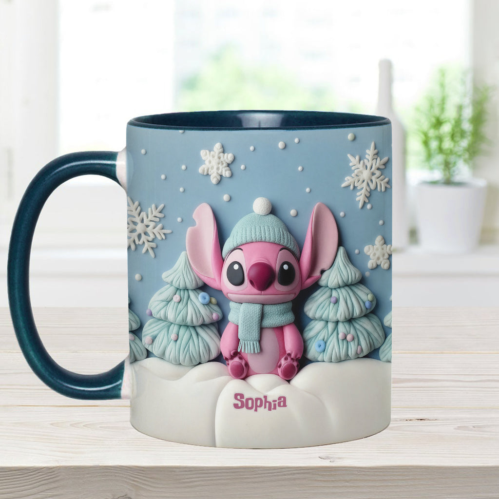 Merry Christmas - Personalized Ohana Accent Mug