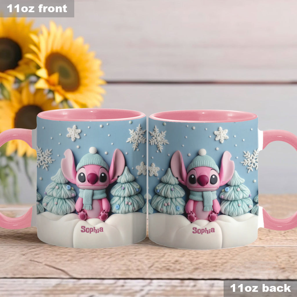 Merry Christmas - Personalized Ohana Accent Mug