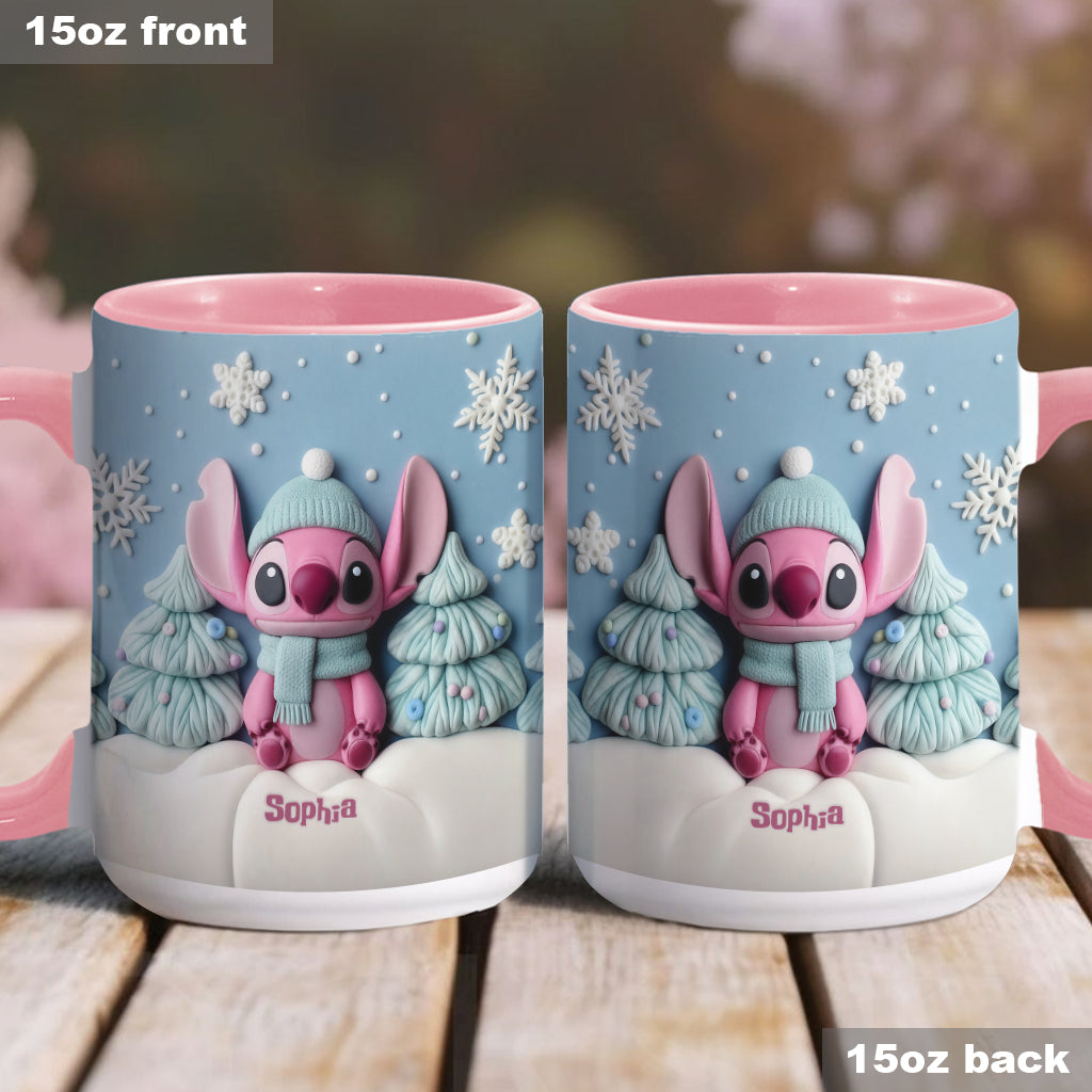 Merry Christmas - Personalized Ohana Accent Mug