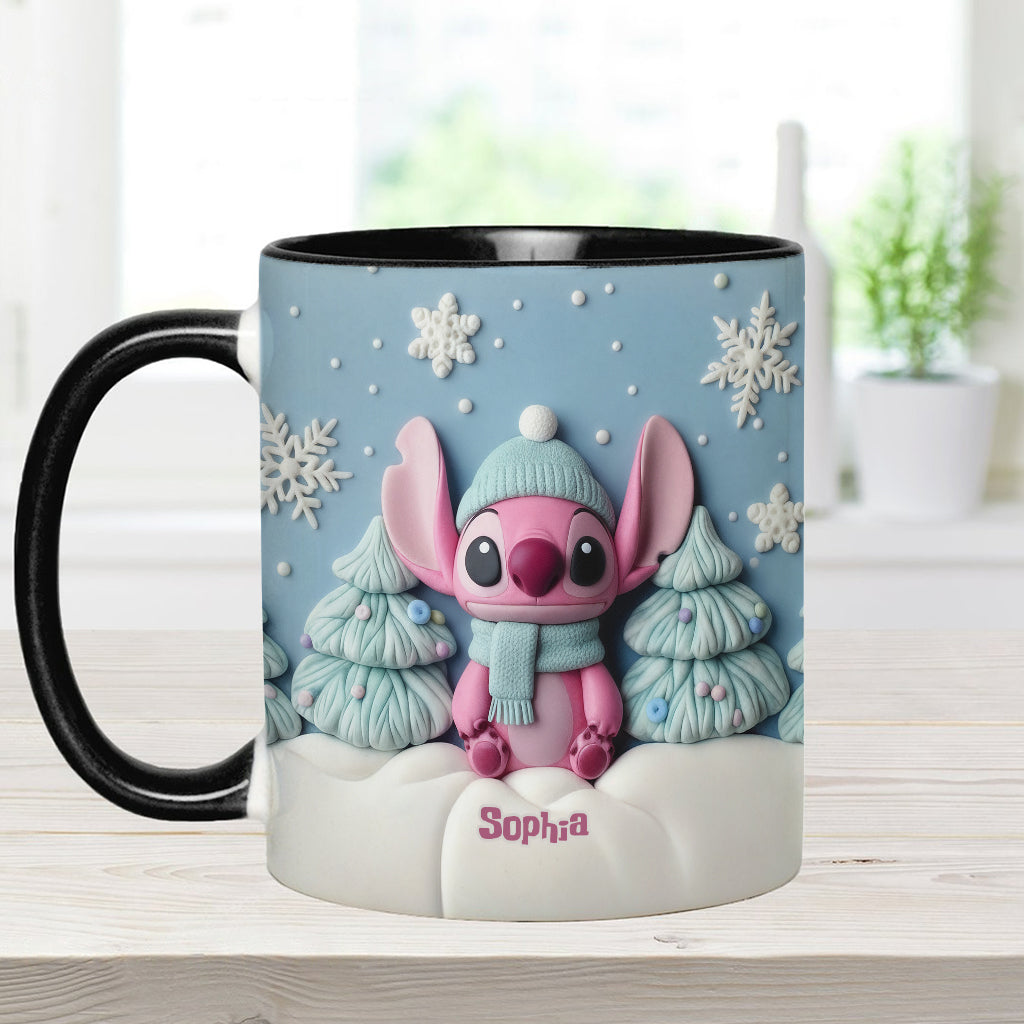 Merry Christmas - Personalized Ohana Accent Mug