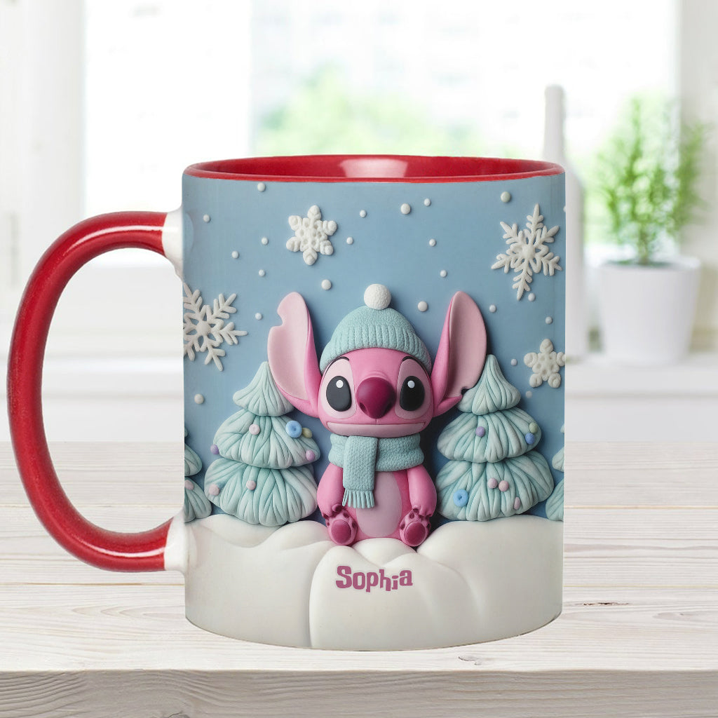 Merry Christmas - Personalized Ohana Accent Mug