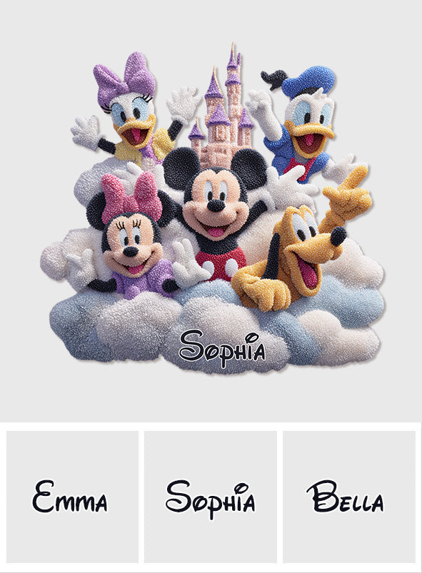 Magical Friends - Personalized Mouse Shaped Doormat/ Rug