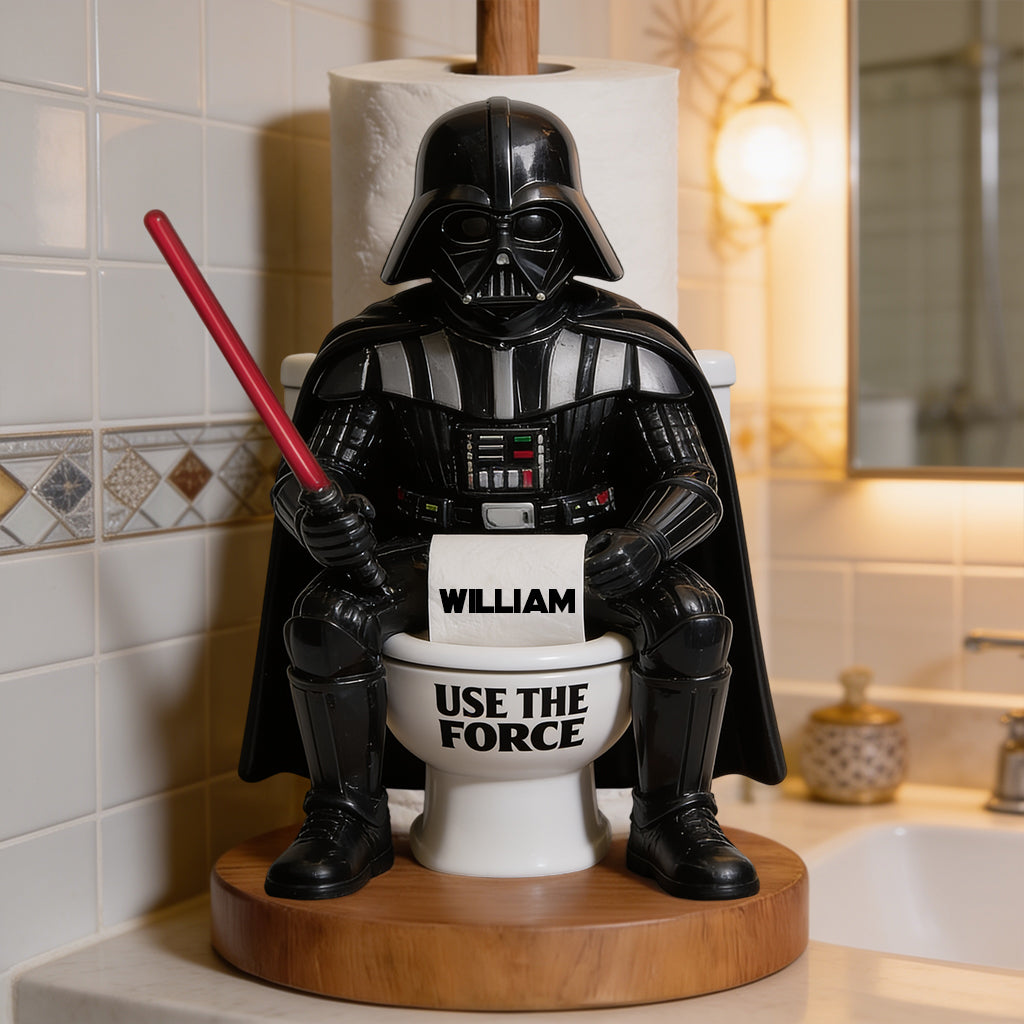Use The Force - Personalized The Force Paper Towel Stand