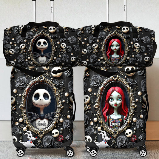 Adventure Awaits - Personalized Nightmare Luggage Cover & Duffle Bag