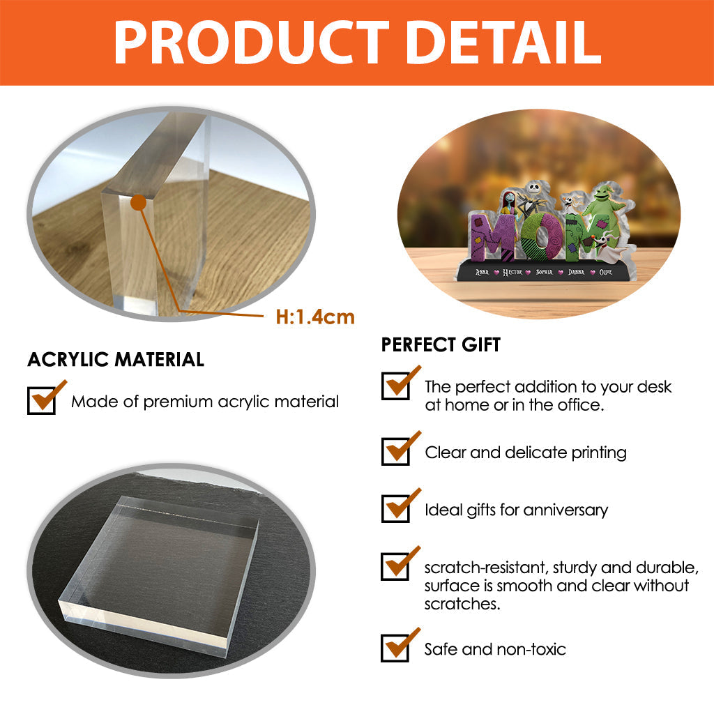 Mother Of Nightmare - Personalized Nightmare Custom Shaped Acrylic Plaque