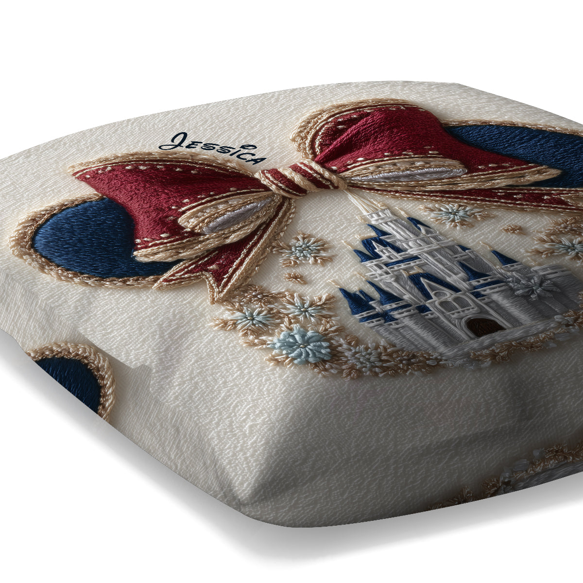 Magical Castle - Personalized Mouse Throw Pillow