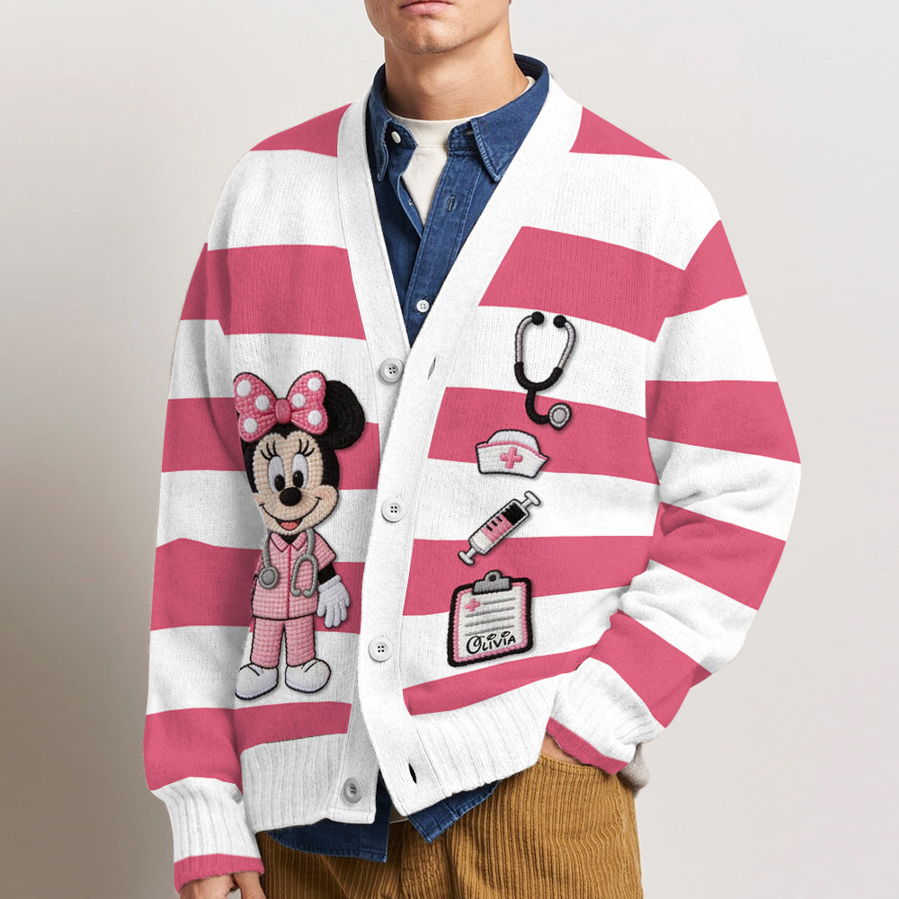 Magical Nurse Life - Personalized Nurse Cardigan Sweater