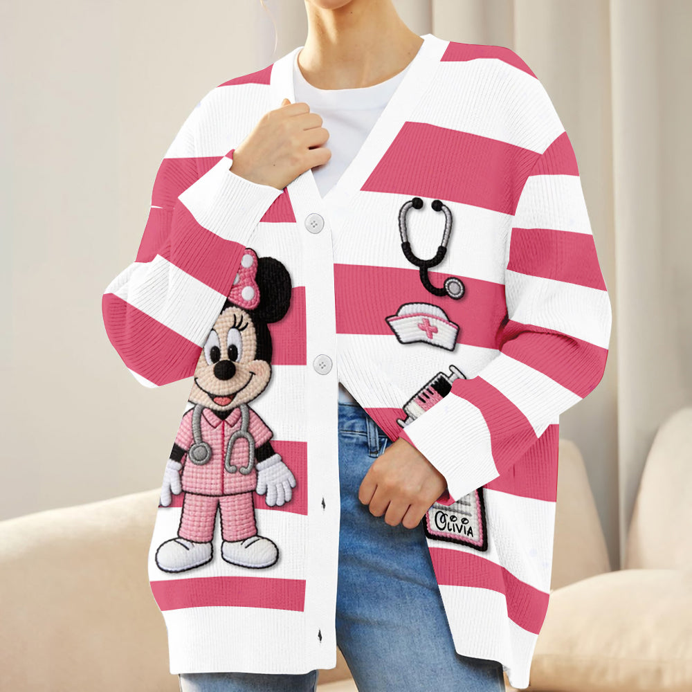 Magical Nurse Life - Personalized Nurse Cardigan Sweater