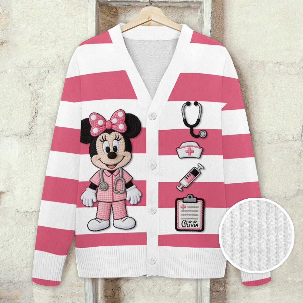 Magical Nurse Life - Personalized Nurse Cardigan Sweater