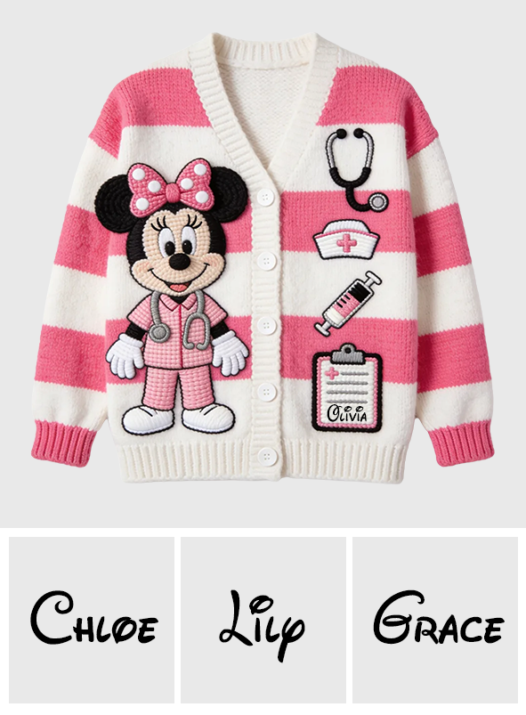 Magical Nurse Life - Personalized Nurse Cardigan Sweater