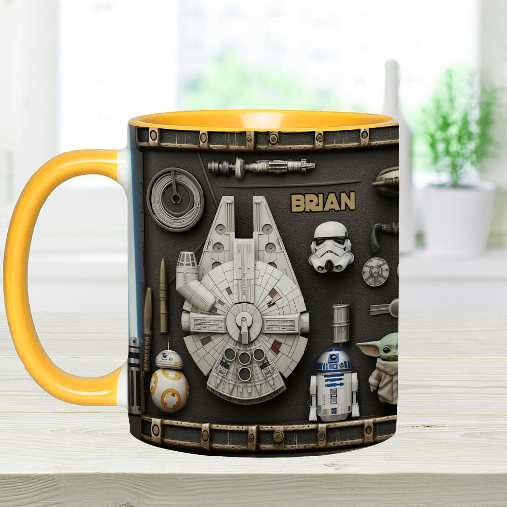 The Force - Personalized The Force Accent Mug