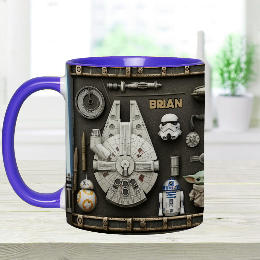 The Force - Personalized The Force Accent Mug