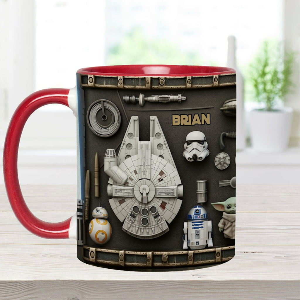 The Force - Personalized The Force Accent Mug