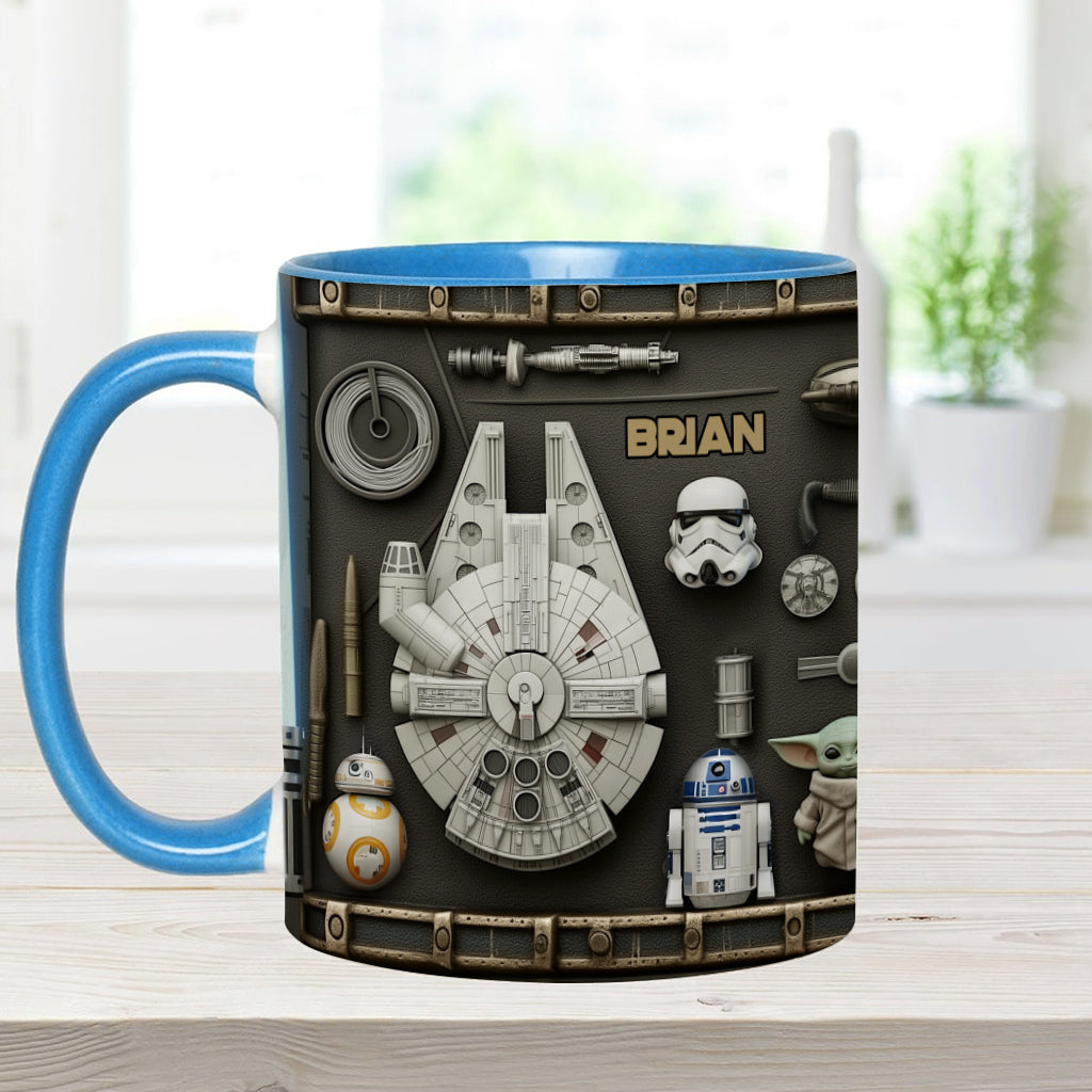 The Force - Personalized The Force Accent Mug