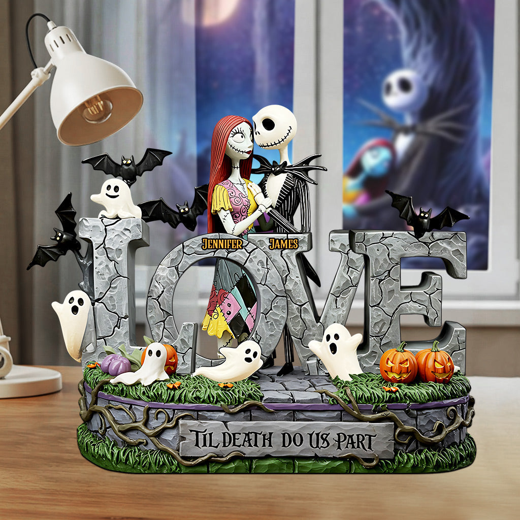 Til Death Do Us Part - Personalized Nightmare Custom Shaped Acrylic Plaque