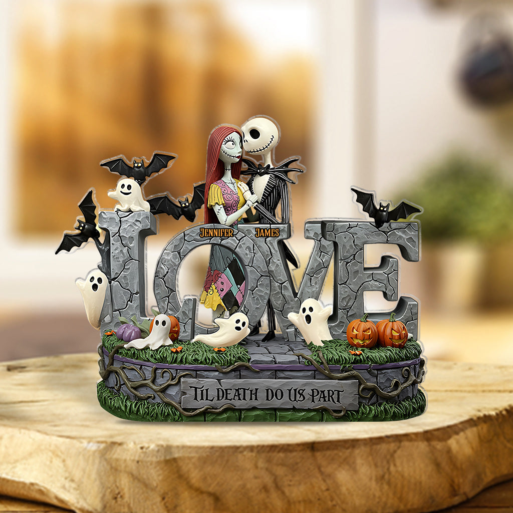 Til Death Do Us Part - Personalized Nightmare Custom Shaped Acrylic Plaque