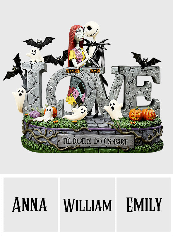 Til Death Do Us Part - Personalized Nightmare Custom Shaped Acrylic Plaque