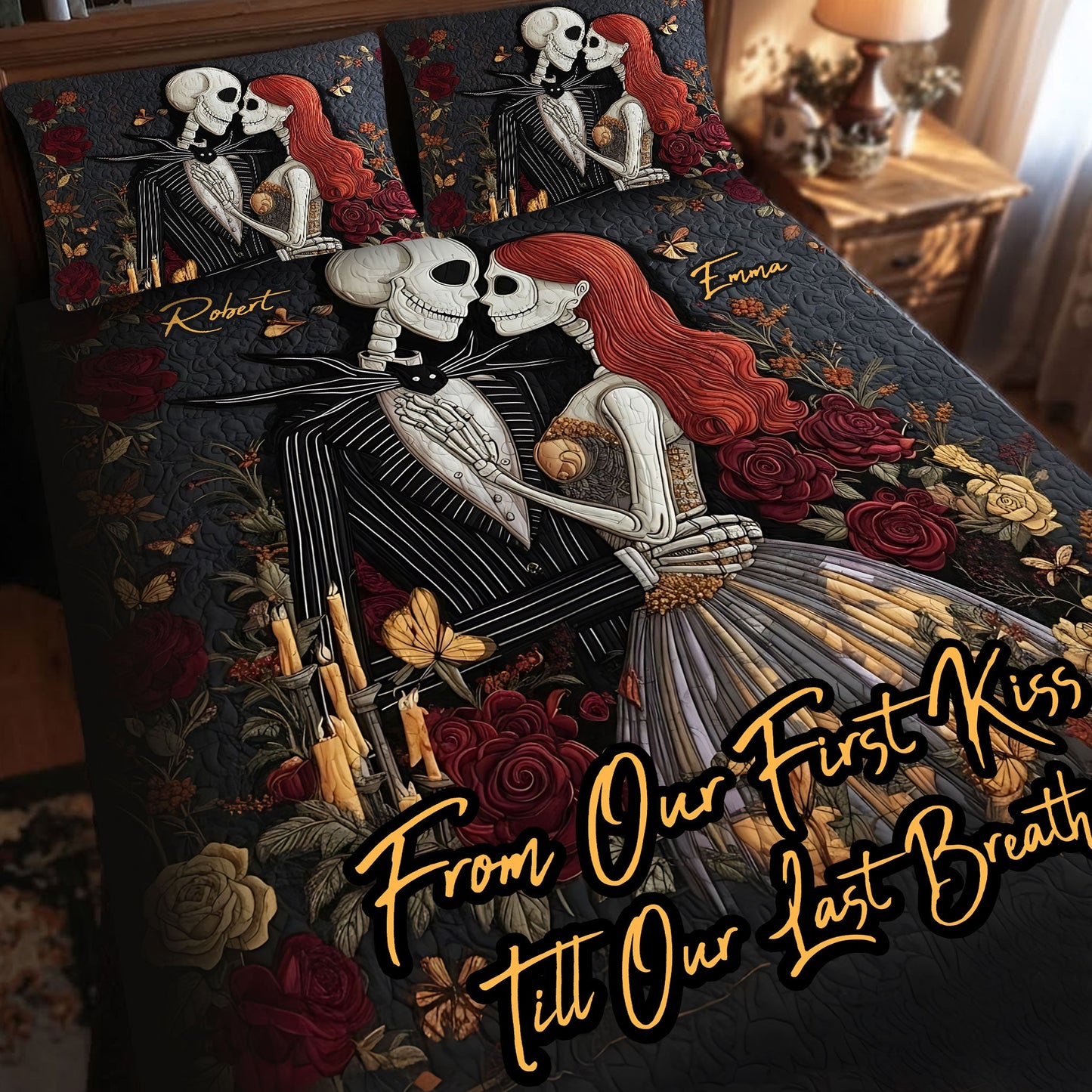 Till Our Last Breath - Personalized Nightmare Quilt Set
