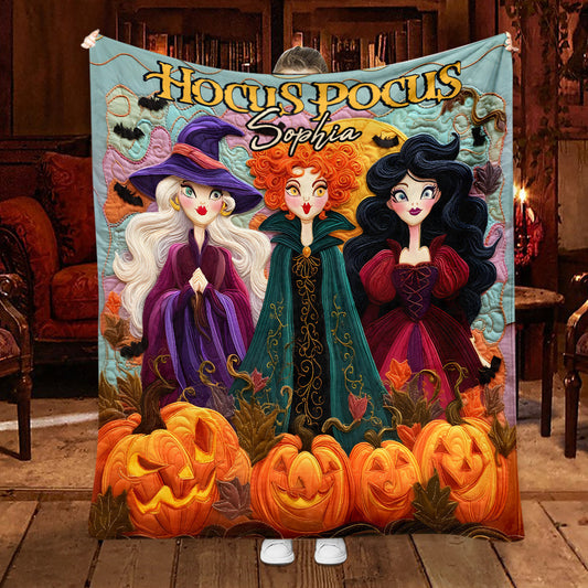 Sisters - Personalized Three Witches Blanket