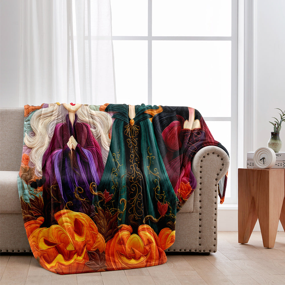 Sisters - Personalized Three Witches Blanket