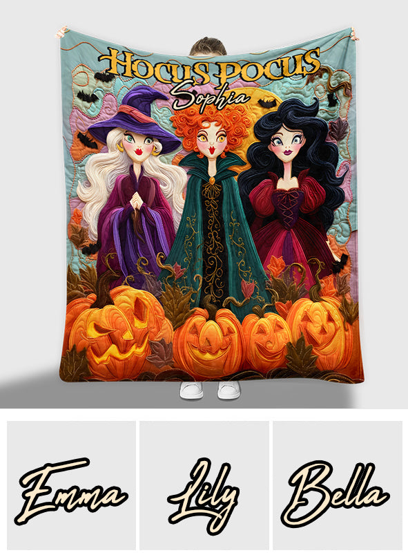 Sisters - Personalized Three Witches Blanket