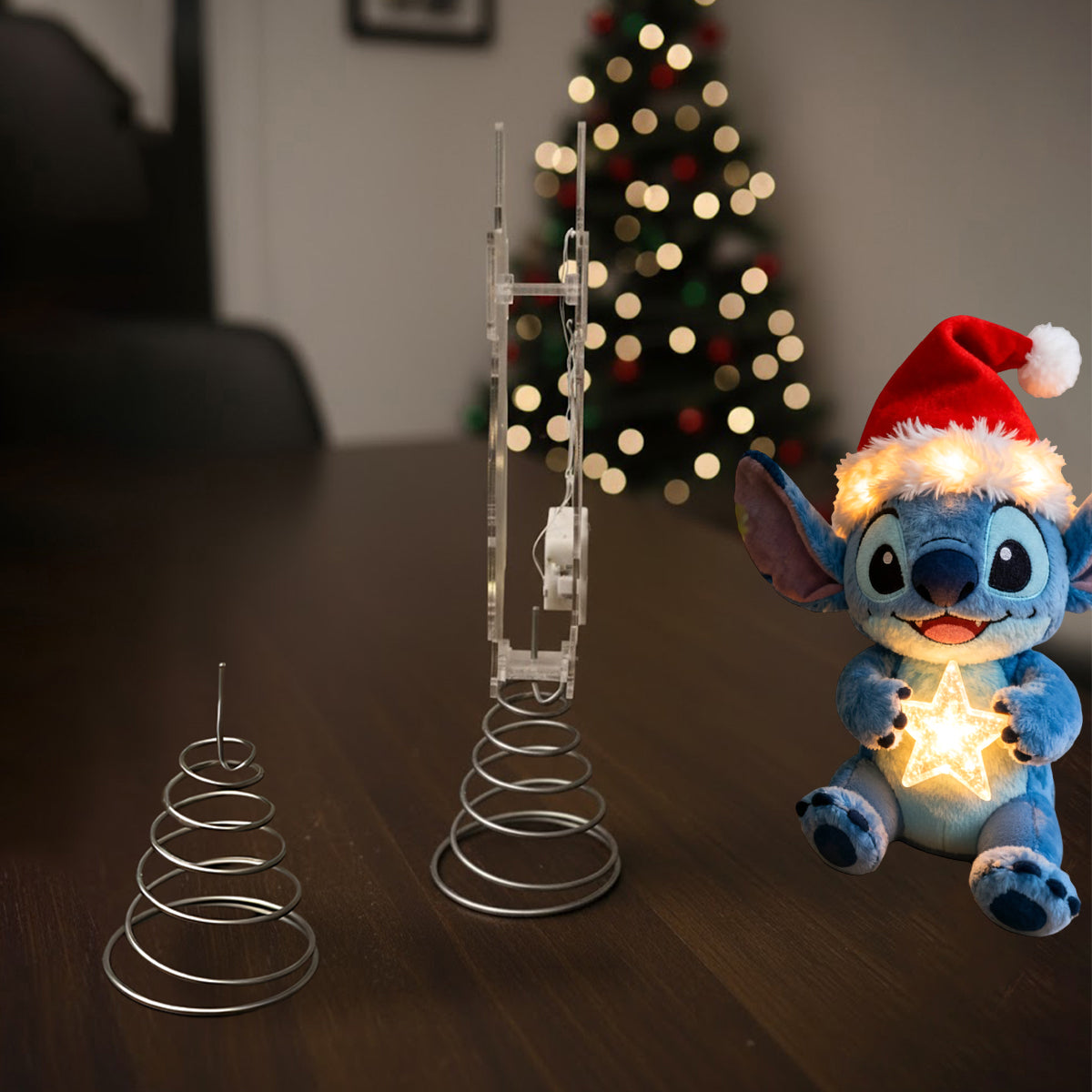 Ohana Christmas - Personalized Ohana LED Light Tree Topper