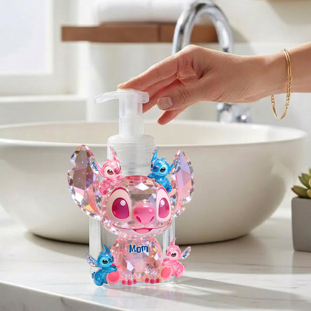 Ohana Means Family - Personalized Ohana Soap Dispenser