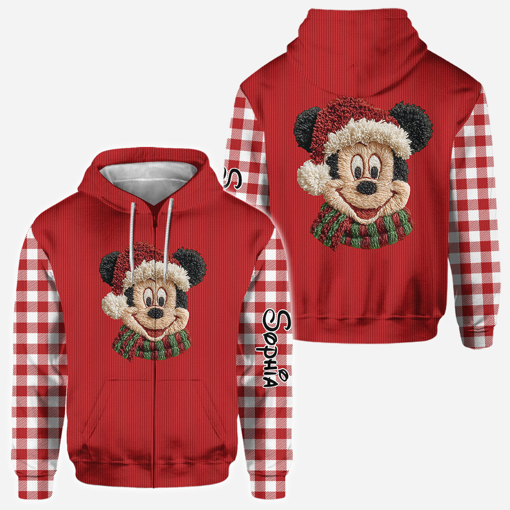Merry Christmas - Personalized Mouse All Over Shirt