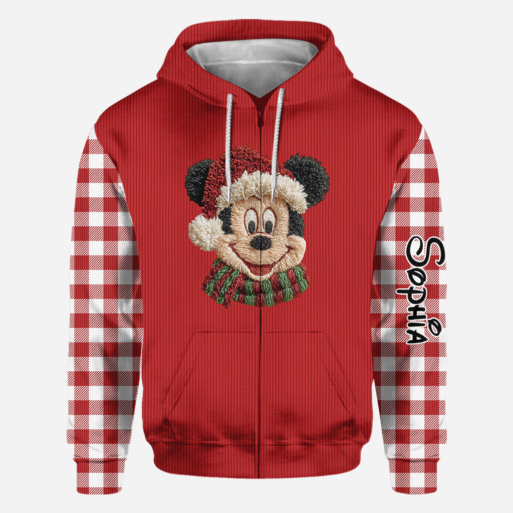 Merry Christmas - Personalized Mouse All Over Shirt