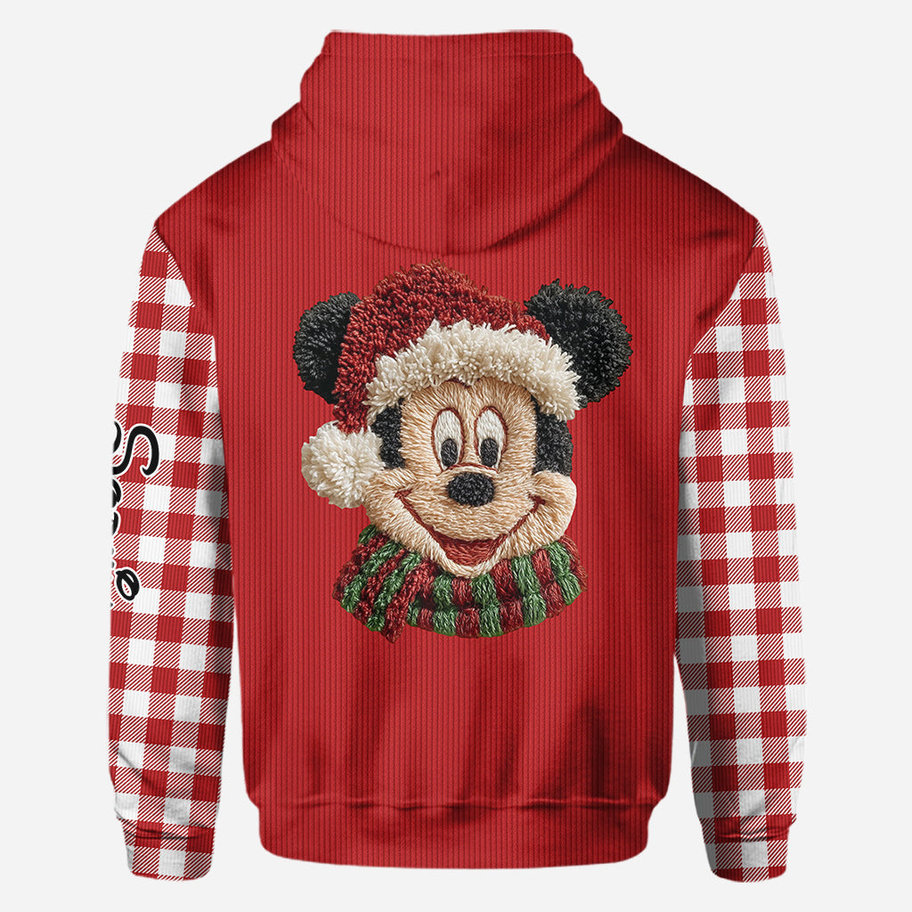 Merry Christmas - Personalized Mouse All Over Shirt