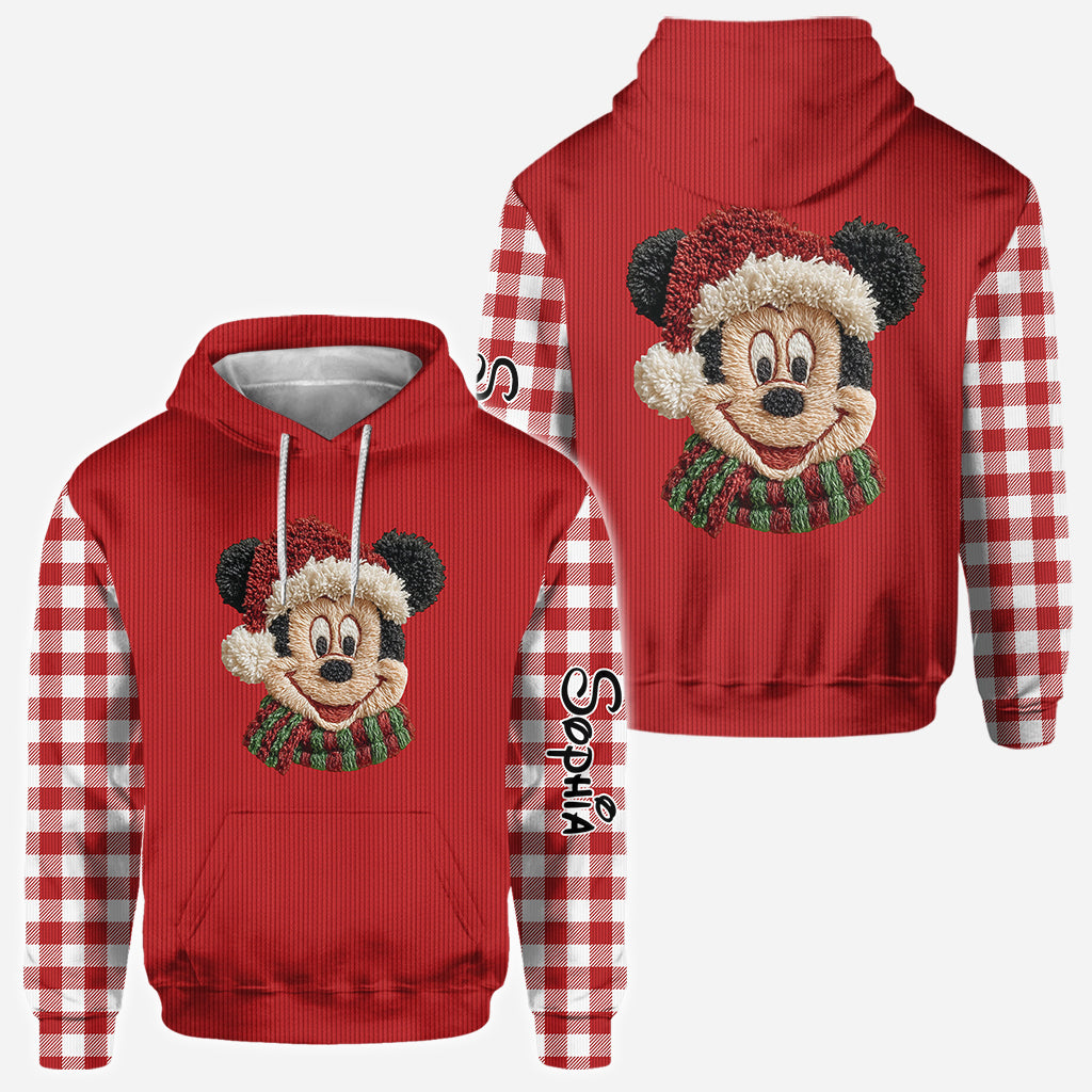 Merry Christmas - Personalized Mouse All Over Shirt