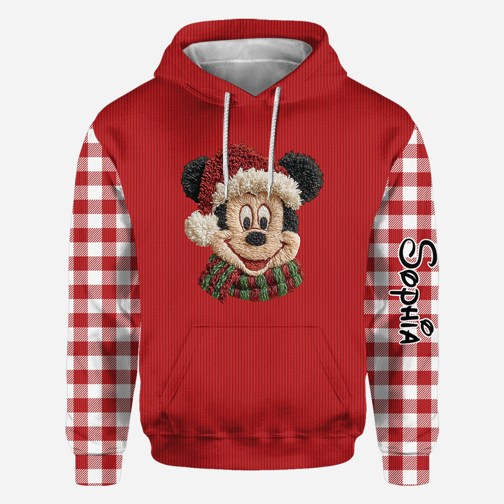 Merry Christmas - Personalized Mouse All Over Shirt