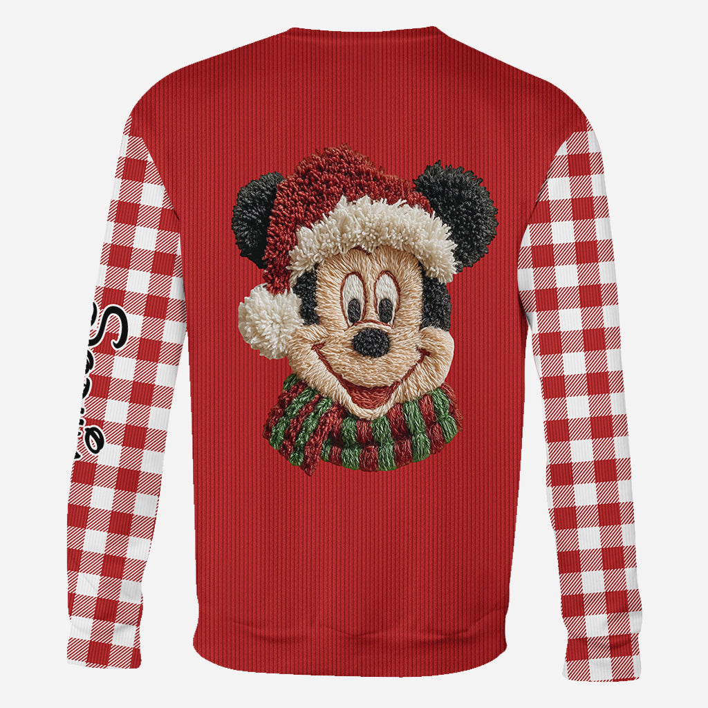 Merry Christmas - Personalized Mouse All Over Shirt