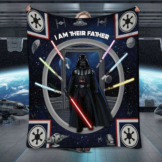 I Am Their Father - Personalized The Force Blanket