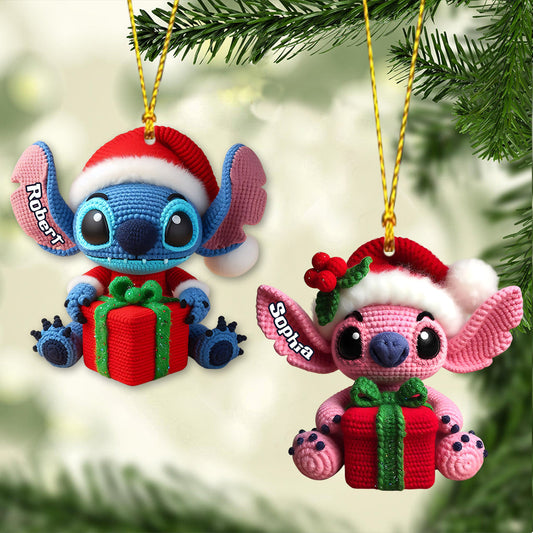 Merry Stitchmas - Personalized Ohana Ornament