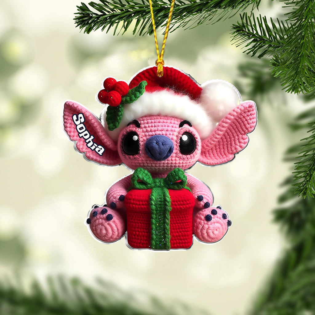 Merry Stitchmas - Personalized Ohana Ornament