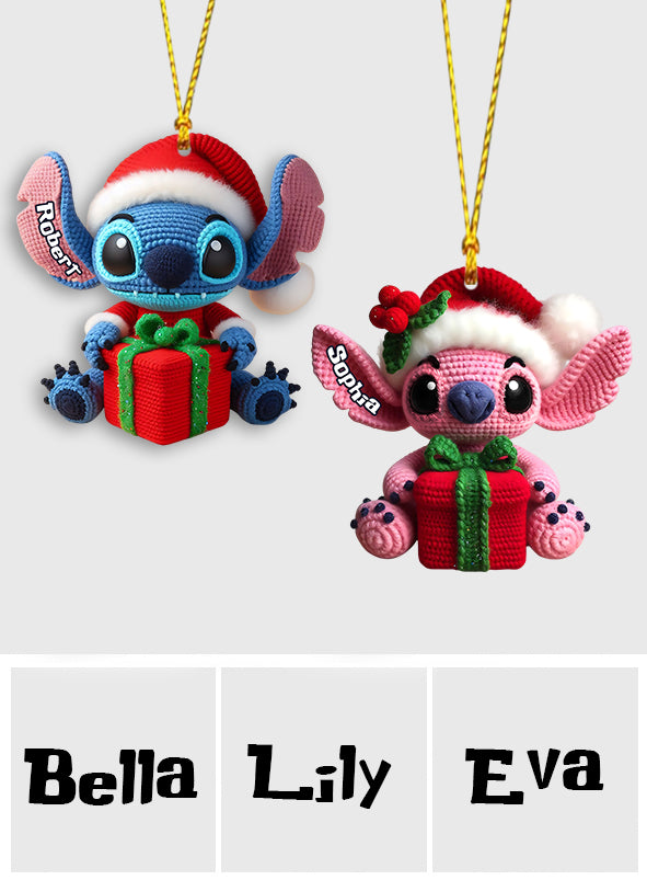 Merry Stitchmas - Personalized Ohana Ornament