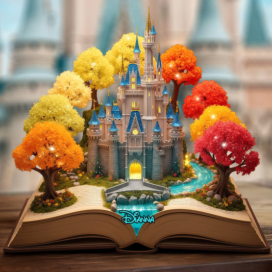 The Magical Castle - Personalized Mouse Custom Shaped Acrylic Plaque