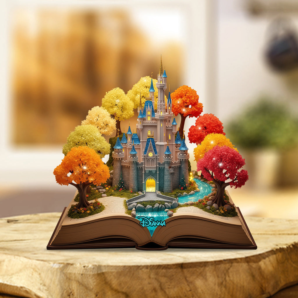 The Magical Castle - Personalized Mouse Custom Shaped Acrylic Plaque