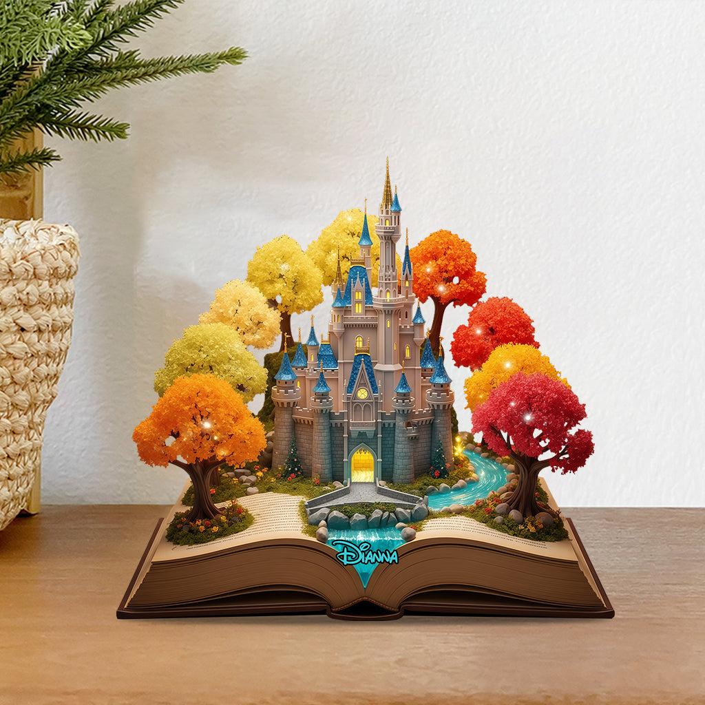 The Magical Castle - Personalized Mouse Custom Shaped Acrylic Plaque