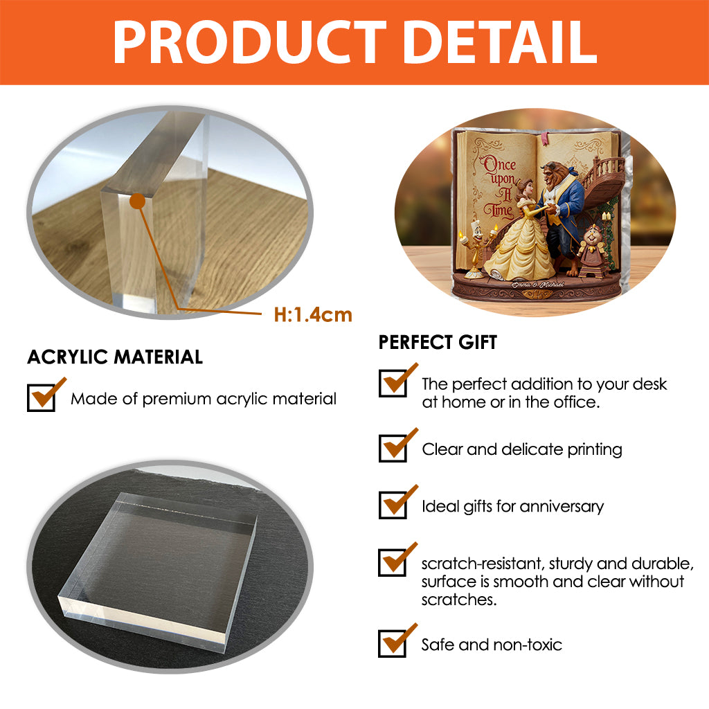 You & Me We Got This - Personalized Couple Custom Shaped Acrylic Plaque