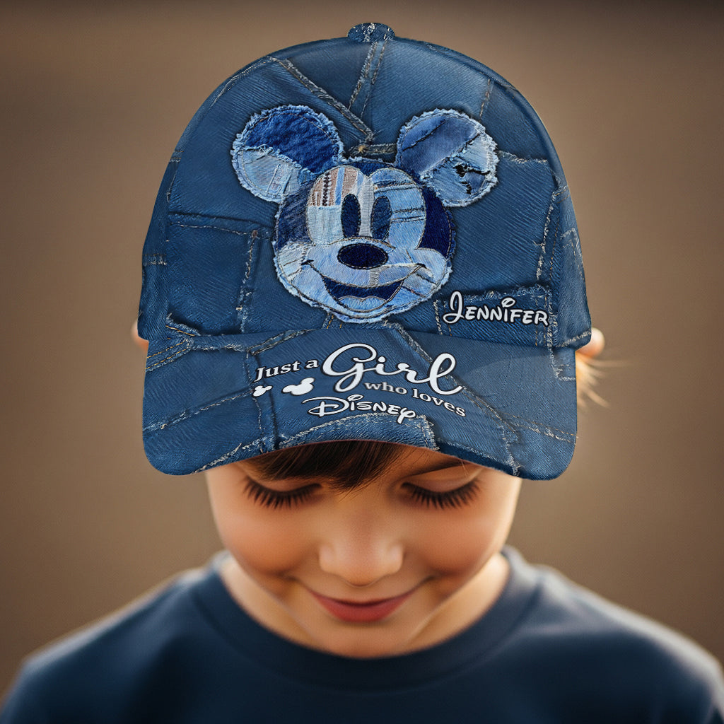 Just A Girl Who Loves Magic - Personalized Mouse Classic Cap