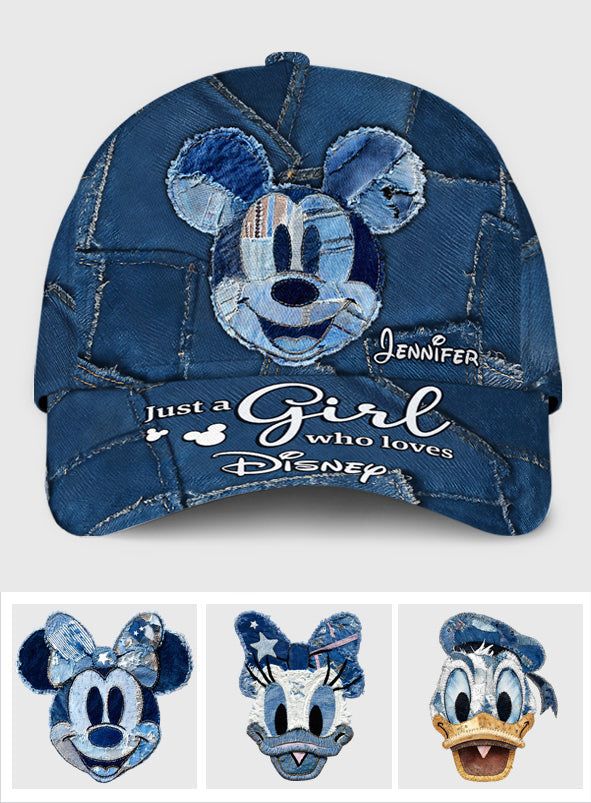 Just A Girl Who Loves Magic - Personalized Mouse Classic Cap