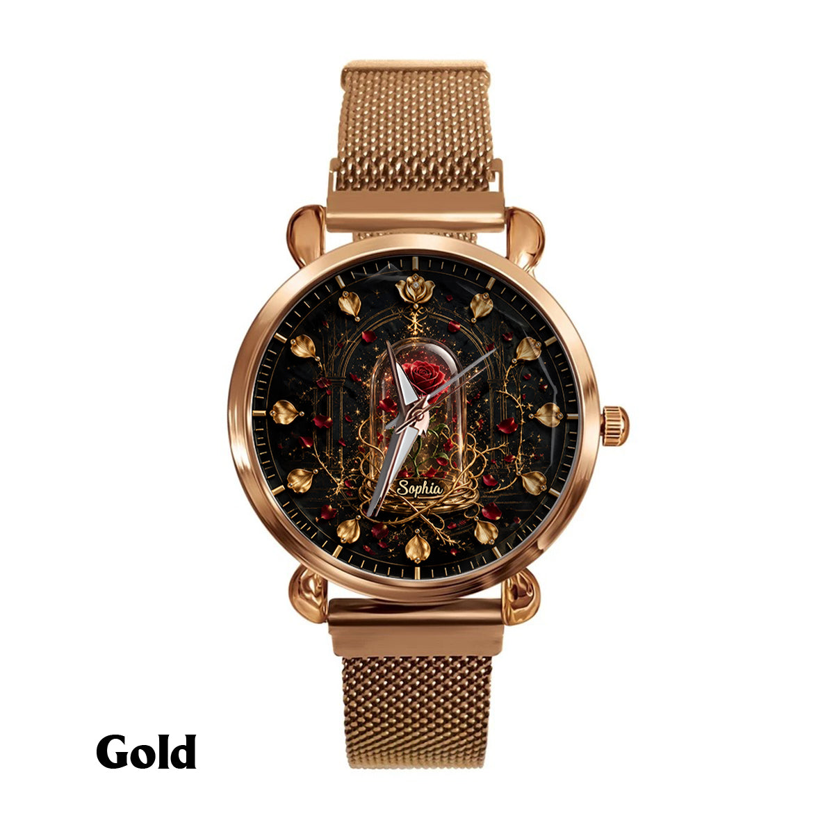 Tale As Old As Time - Personalized Beauty And The Beast Women Hand Watch