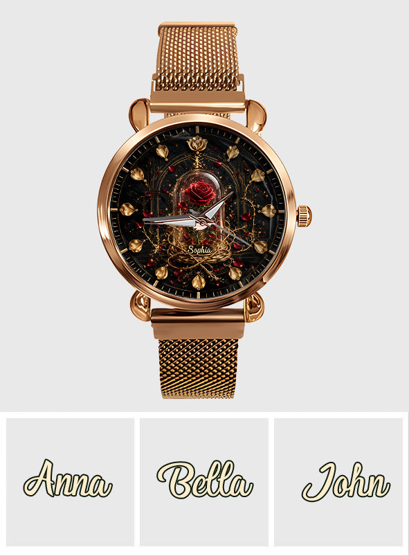 Tale As Old As Time - Personalized Beauty And The Beast Women Hand Watch