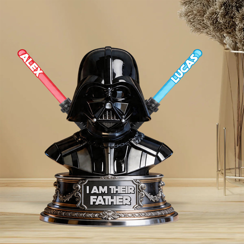 I Am Their Father Mother - Personalized The Force Custom Shaped Acrylic Plaque
