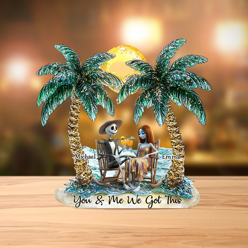 Till Death Do Us Part - Personalized Nightmare Custom Shaped Acrylic Plaque