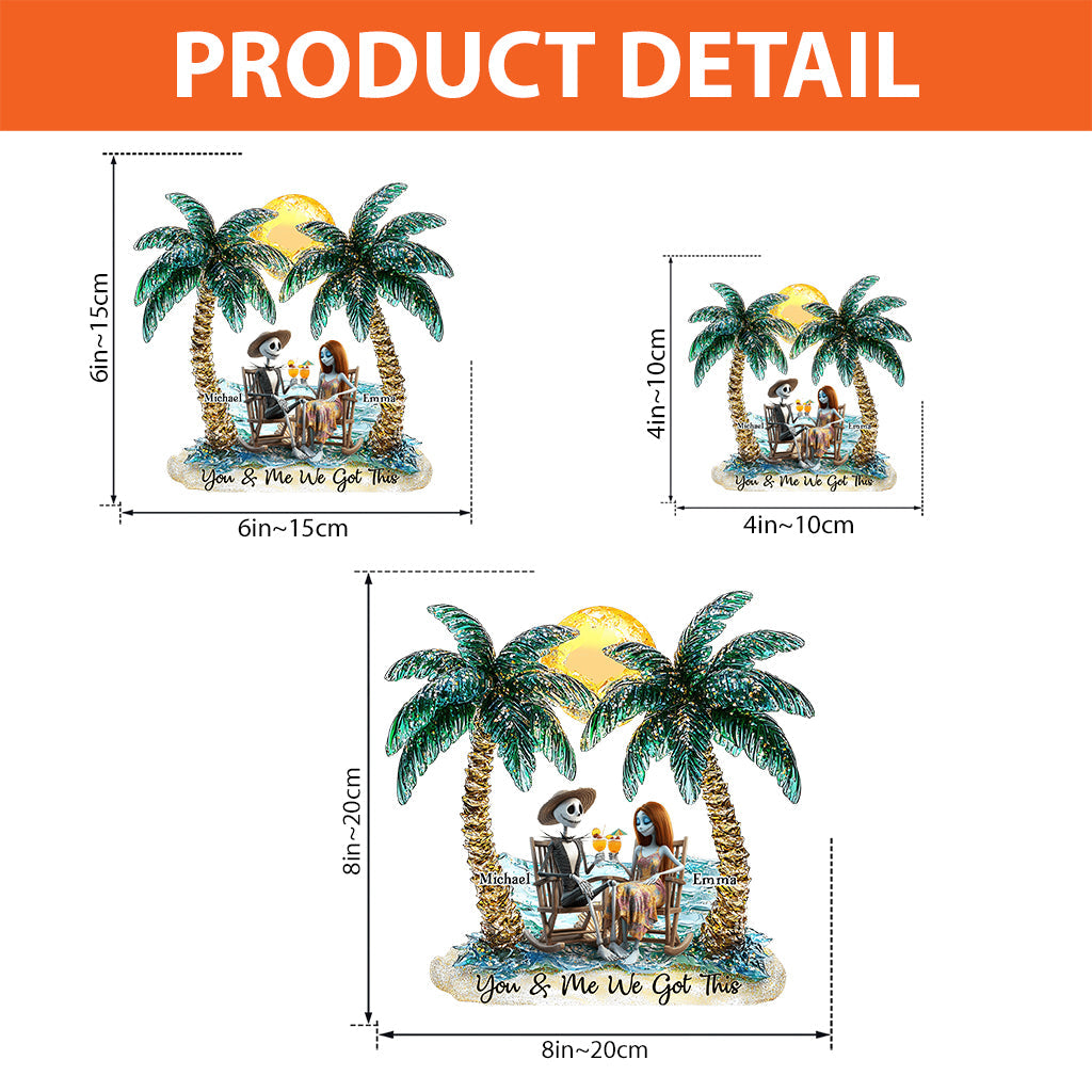 Till Death Do Us Part - Personalized Nightmare Custom Shaped Acrylic Plaque