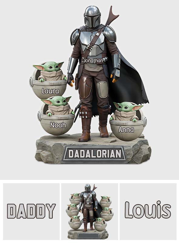 Dadalorian - Personalized The Force Custom Shaped Acrylic Plaque