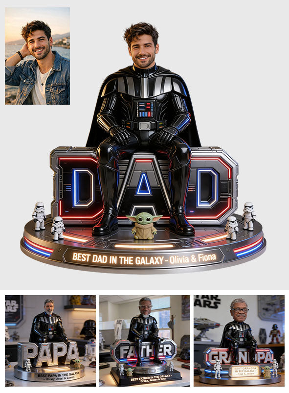 Custom Any Photo, Any Title - Personalized The Force Custom Shaped Acrylic Plaque